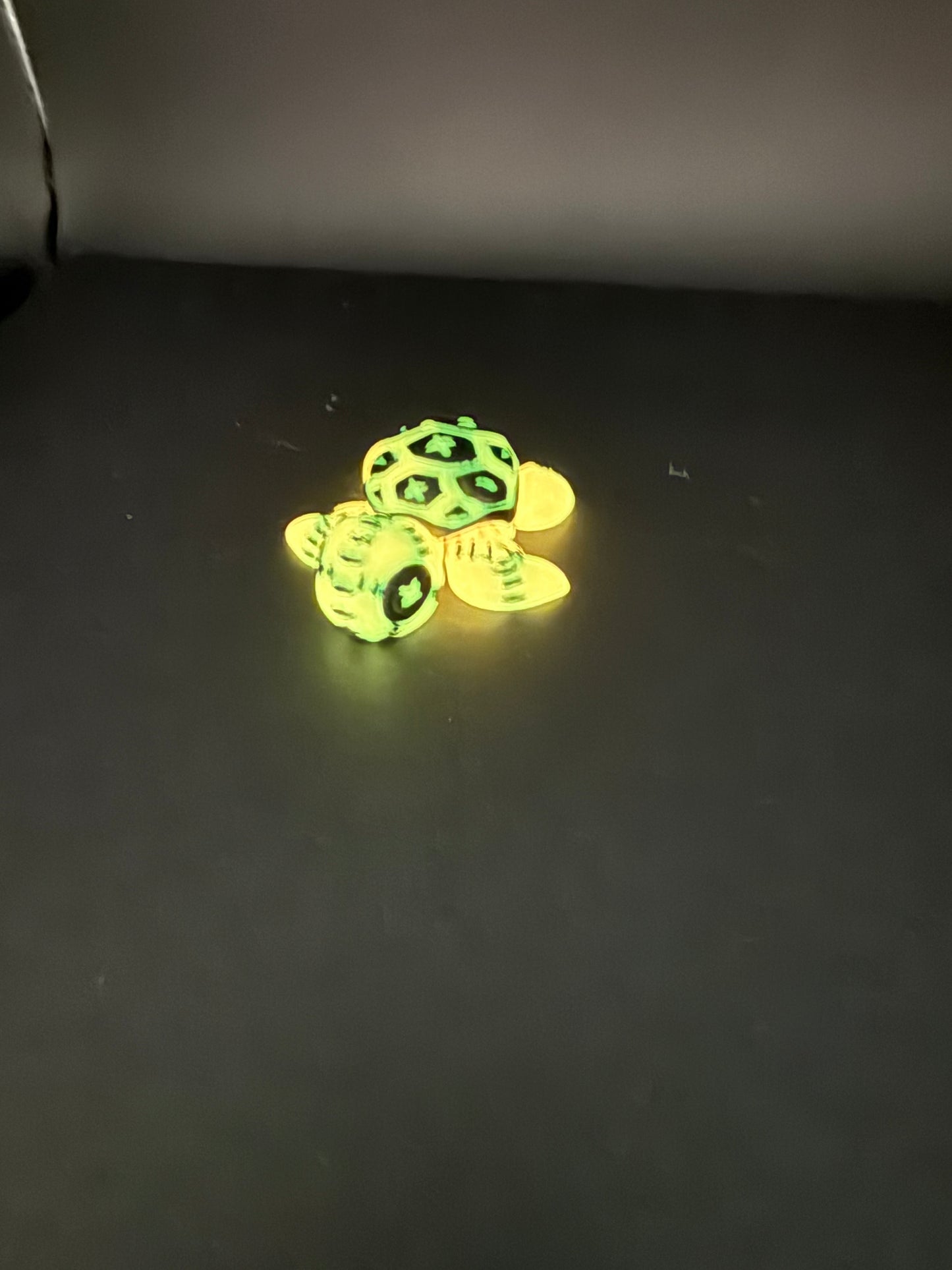 Zombie glow in dark turtle