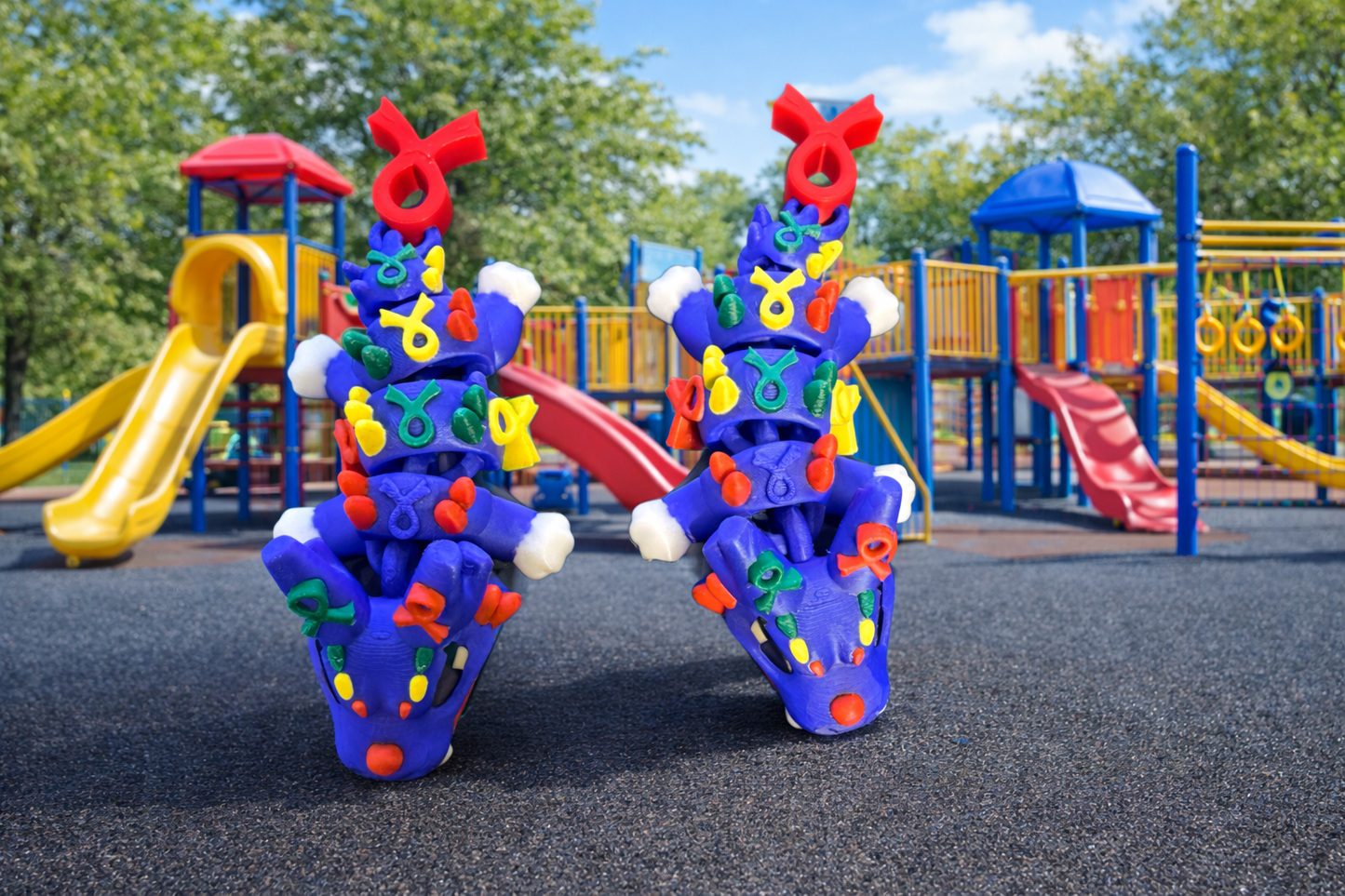 Small Autism Awareness Dragons