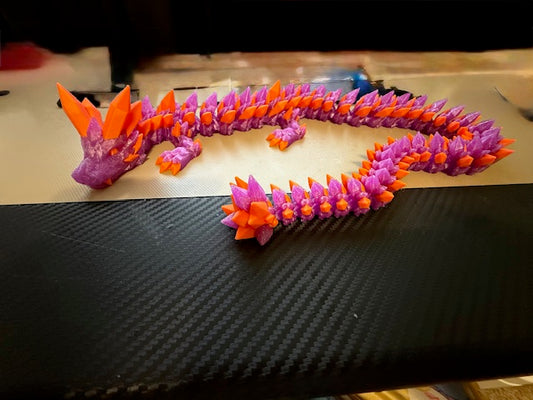 Crystal Dragons - 3D Printed Fully Articulated
