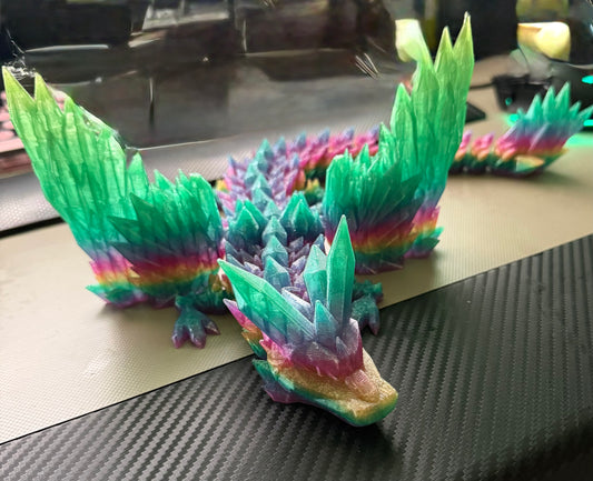 Single Color Crystal Wing Dragon