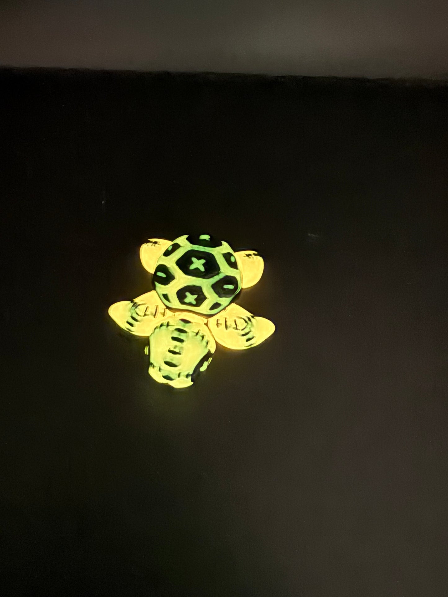 Zombie glow in dark turtle