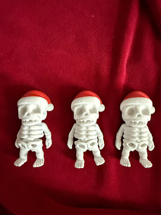 Pocket friend Christmas Skeleton