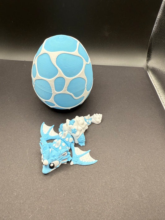 Sea Shell Mini Dragon and Egg