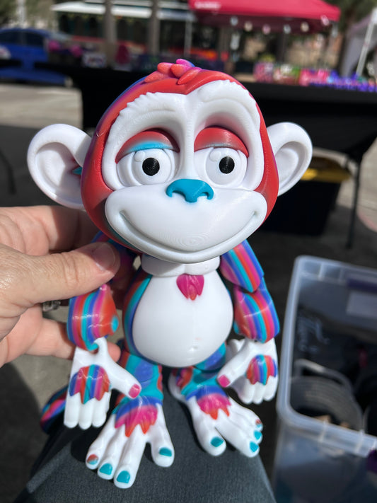 Large Articulating 3D Printed Monkey